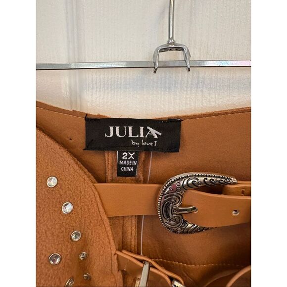 Western Style studded fringe over skirt - Picture 5 of 8